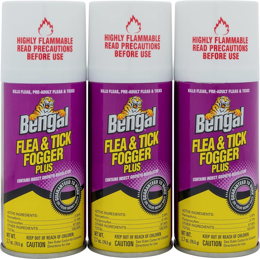 Bengal 55206 Flea Killer Plus, 2.7oz Spray Can