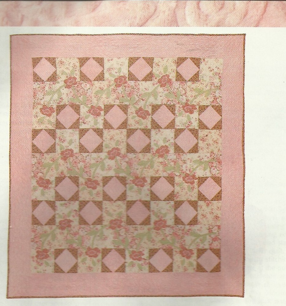 B0213 JUST PEACHY QUILT PATTERN/INSTRUCTIONS
