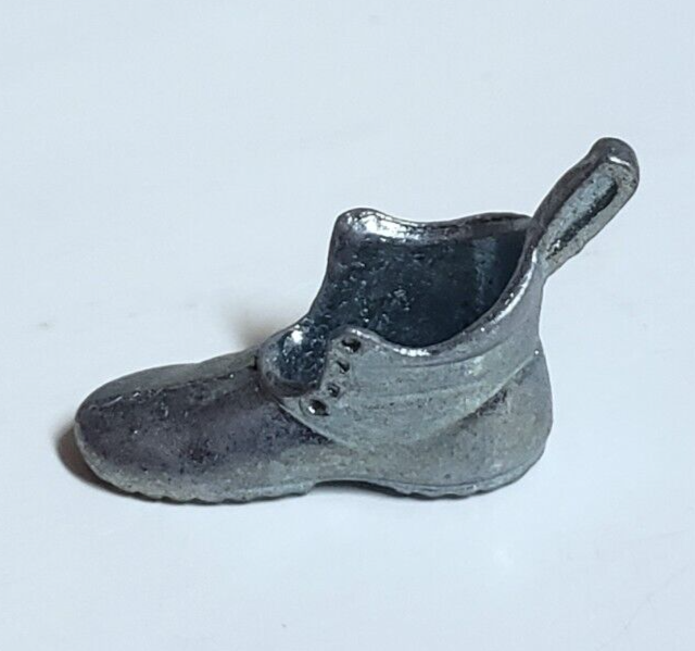Boot (Retired) Monopoly Replacement Piece - Pewter - FREE SHIPPING!