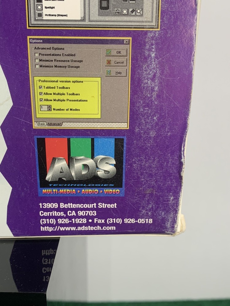 ADS Technologies Wireless Remote Mouse For Windows- Missing Software- New