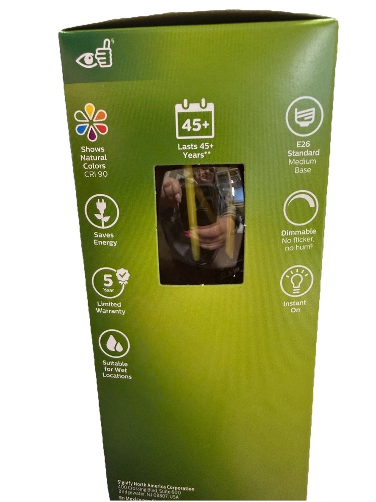 Philips Ultra Efficient 60W Equivalent Soft White A19 LED Bulb (4-Pack)