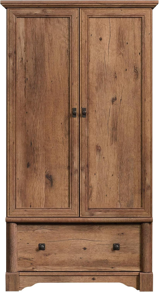 Vintage Oak  Palladia Armoire - Elegant Storage Solution