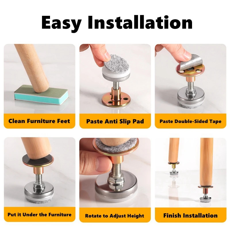 Adjustable Bed Frame Anti Shake Tool Headboard Support Hardware