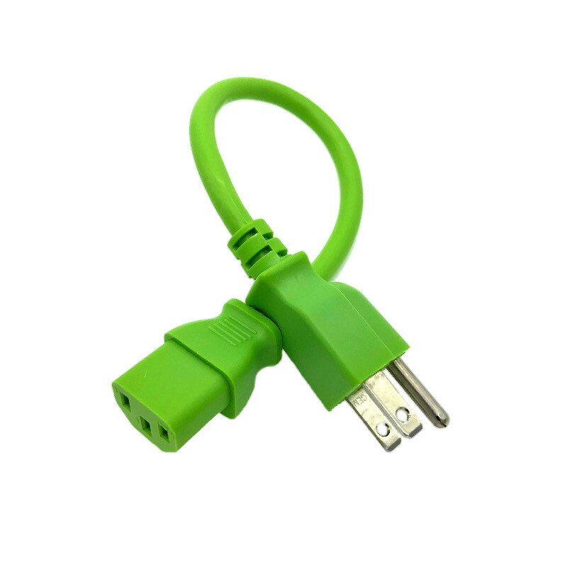 1 Ft Green AC Cable for ION AUDIO PATHFINDER 3 OUTBACK EXPLORER WIRELESS SPEAKER