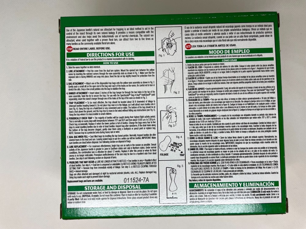 Spectricide Bag-A-Bug Japanese Beetle Trap Complete Kit, Ready-To-Use (2 boxes)