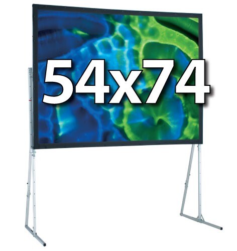 DRAPER 241093CD - UFS 54x74 COMPLETE SCREEN SYSTEM - DUAL PROJECTION - HD-LEGS