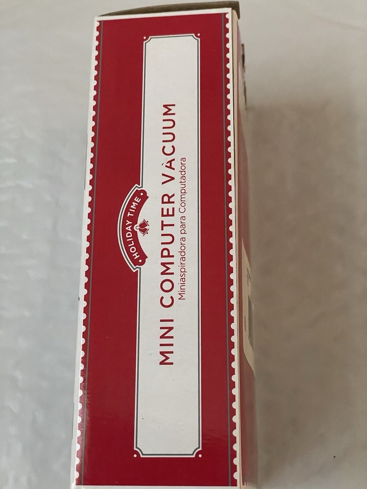 Holiday Time Mini Wired USB Powered Computer Keyboard Vacuum New