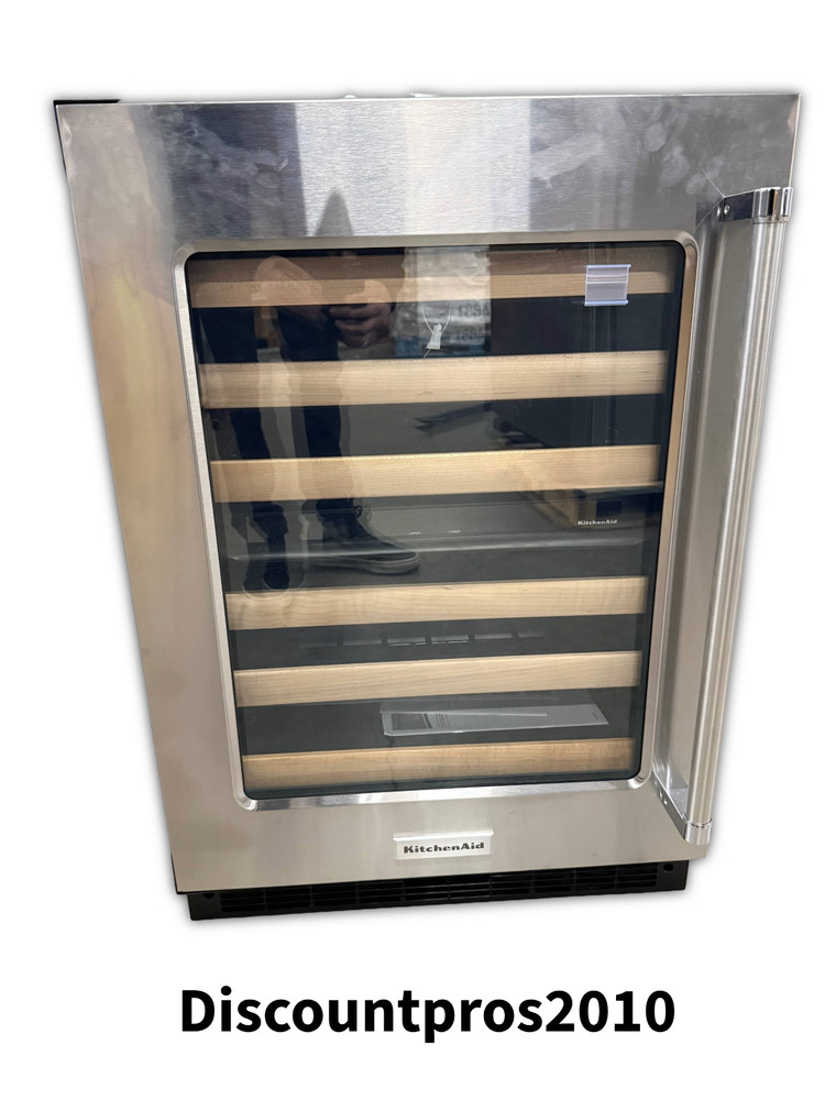 KitchenAid KUWL214KSB 24″ Undercounter Wine Cellar — DISPLAY MODEL