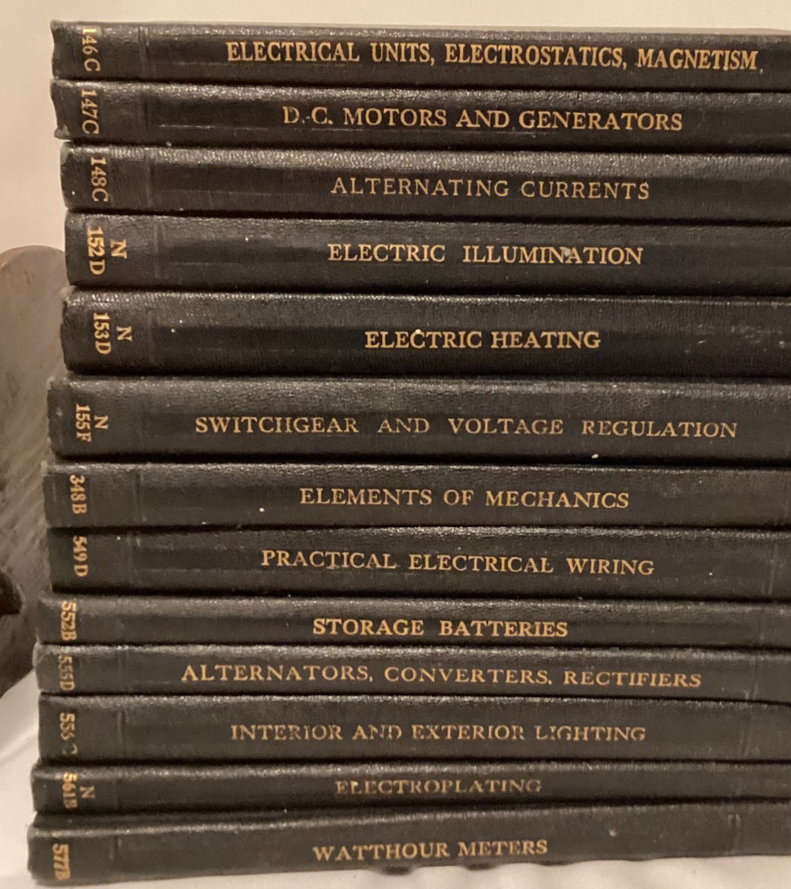 Vintage Electrical Engineering Book Lot | E.E.C. Series | 1937–1950s | Scranton