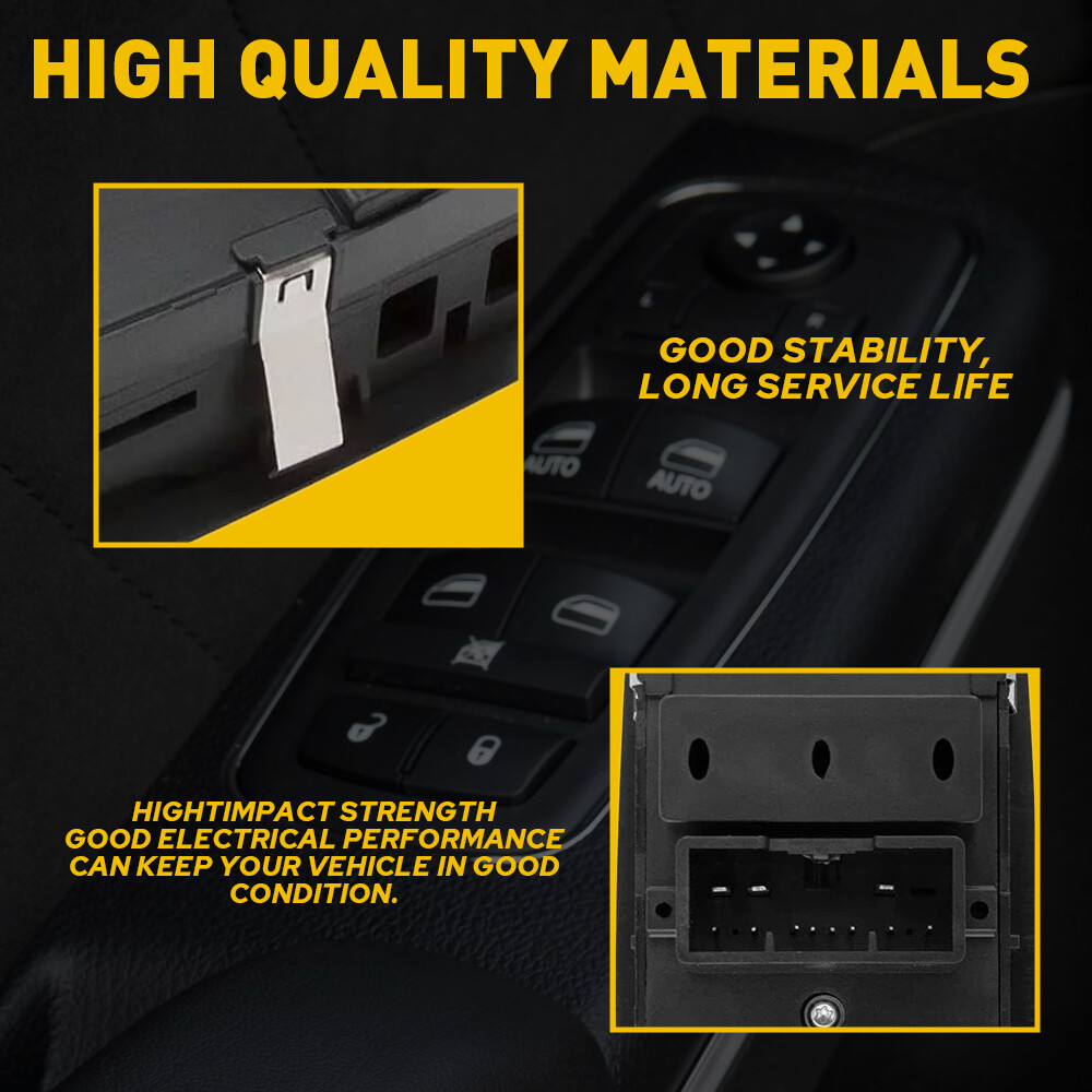 Driver Side Door Window Switch Panel Control For 2017 2018-19 Chrysler Pacifica