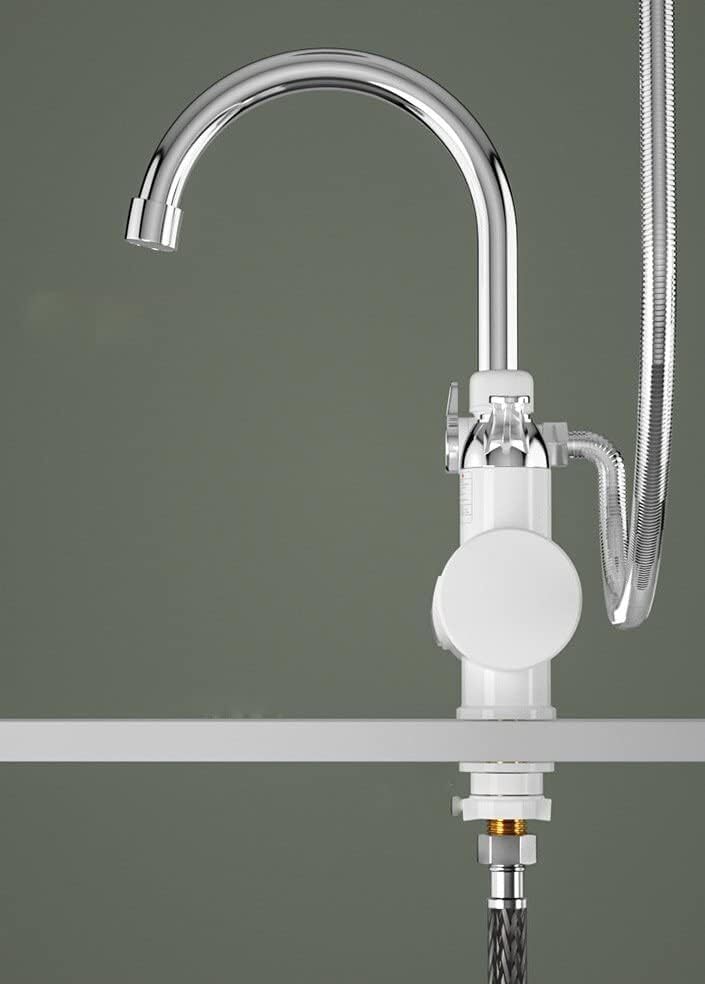 Calentador Instantaneo Electrico Agua Caliente Grifo Cabezal de Ducha Para Baño