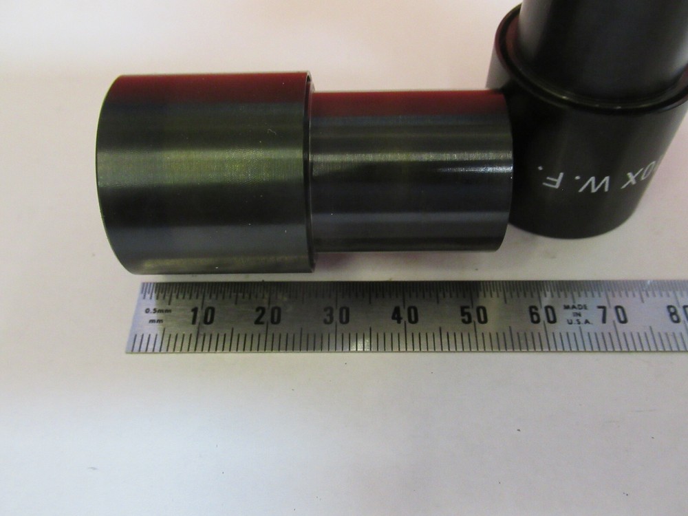 UNKNOWN GENERIC PAIR EYEPIECE OCULAR WF 10X MICROSCOPE PART AS PICTURED &B2-A-26