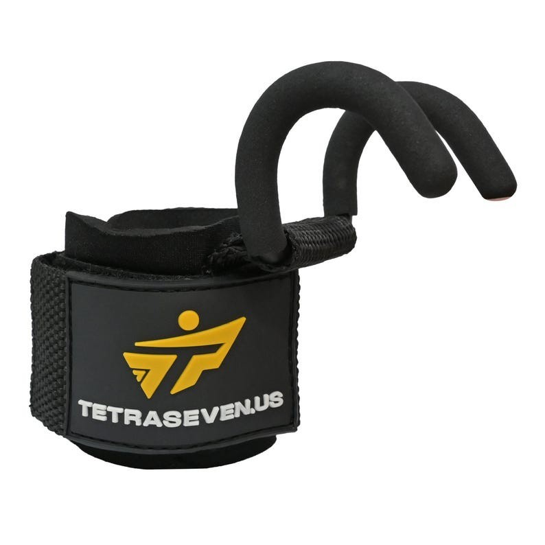 Gym Hook Strap Bar – Powerlifting Accessory for Heavy Pulls