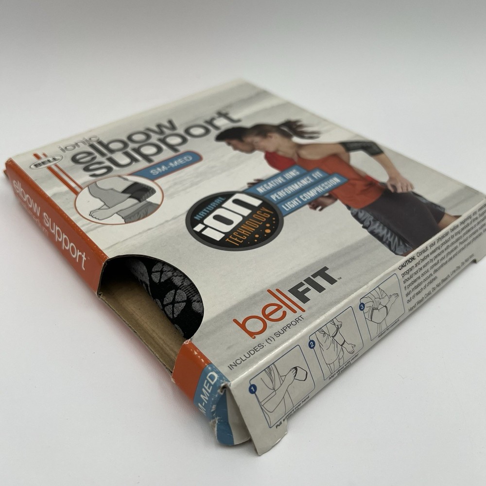 2 Bell Ionic Elbow Support Negative Ions Performance Fit and Fits Small-Medium