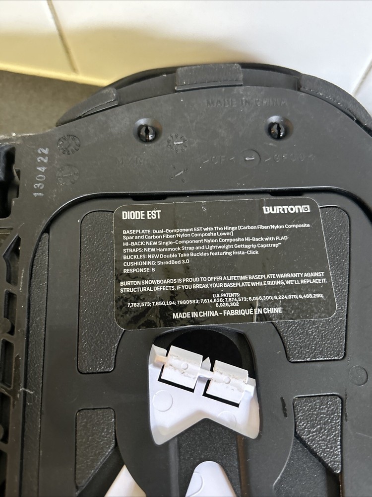 Burton Diode Snowboard Bindings 130422