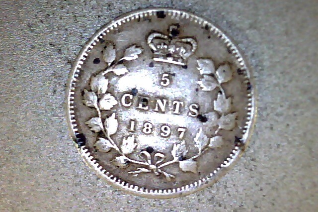 1897 CANADA - 5 CENT #V5T12