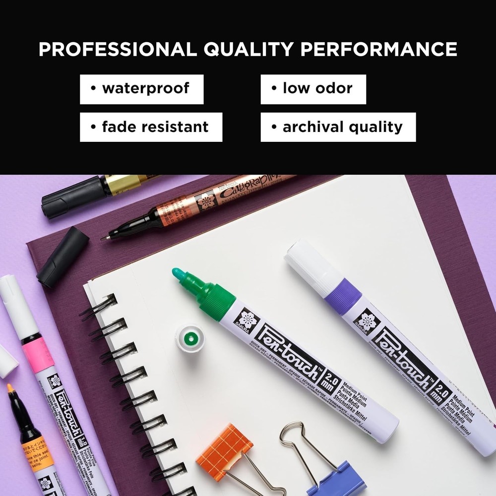 Sakura Pen-Touch Permanent Marker pen BLUE- 2.0mm Medium Point