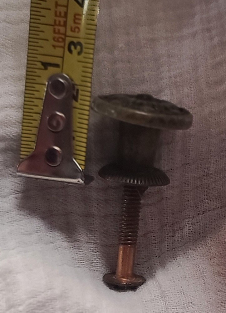 1 Vintage Brass Drawer Pull