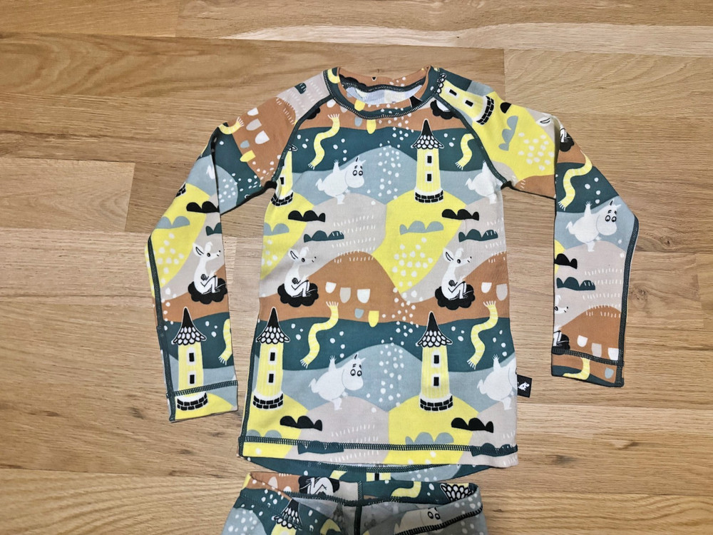 Reima Moomin Trivsam Base Layer Set - Size 5T / 110 cm