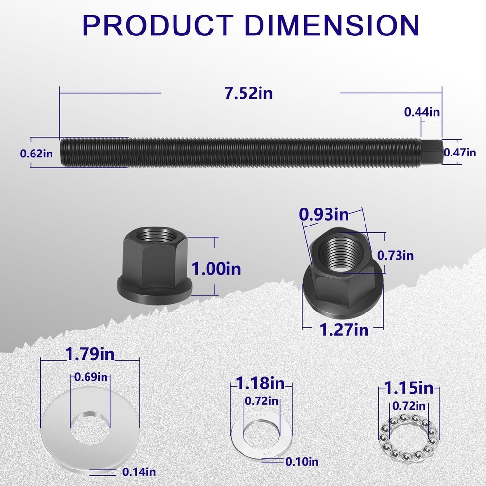 For GM LS LT Engines 55114 Harmonic Balancer Puller and Installation Tool Set