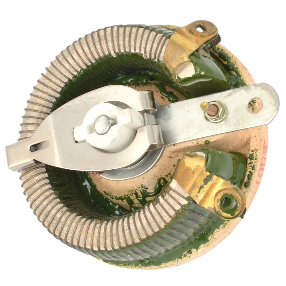 Ceramic Tray Wire Wound Variable Resistor Rheostat 100W 10Ohm