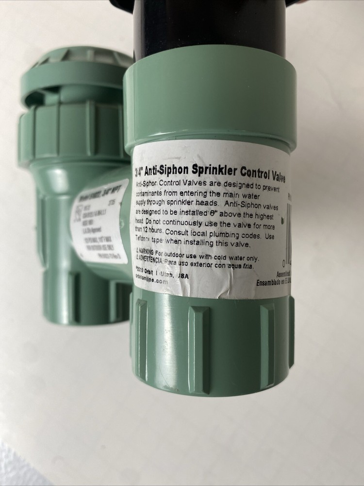 Orbit Sprinkler System 3/4-Inch Anti-Siphon Control Valve #51022