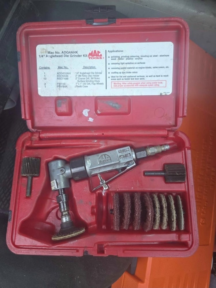Mac tools anglehead die grinder kit (ADG4AHK)