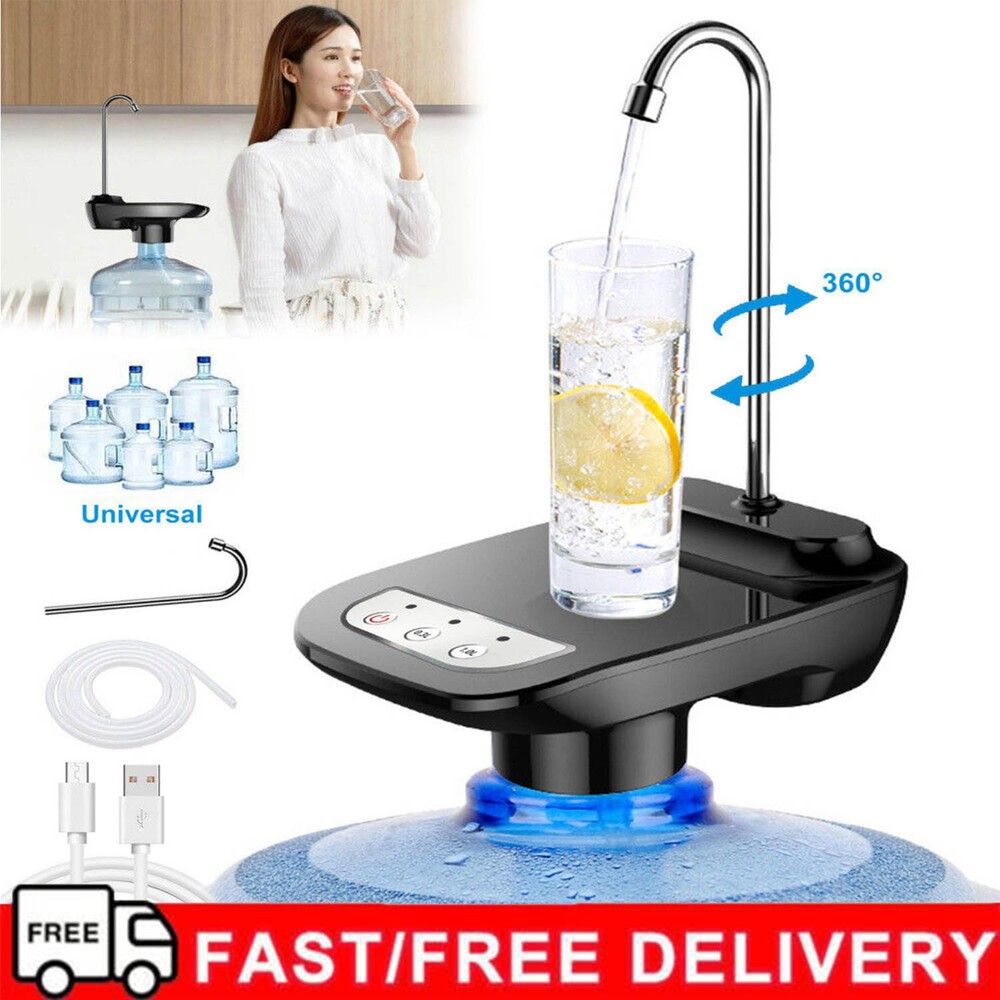 Automatic Electric Water Bottle Dispenser Drinking Water Pump USB Rechargeable