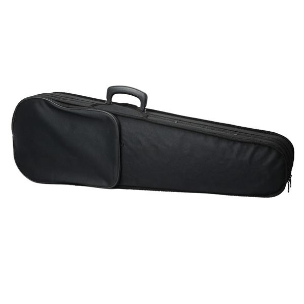 For 4/4 Violin Black Durable Fabric Fluffy Triangular Case With Beige Lining US