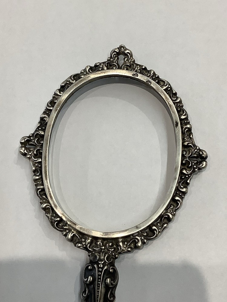 Sterling Silver Handheld Mirror (missing Mirror)