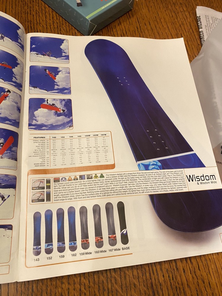K2 Snowboards 2000 / 2001 Product Guide Booklet Models