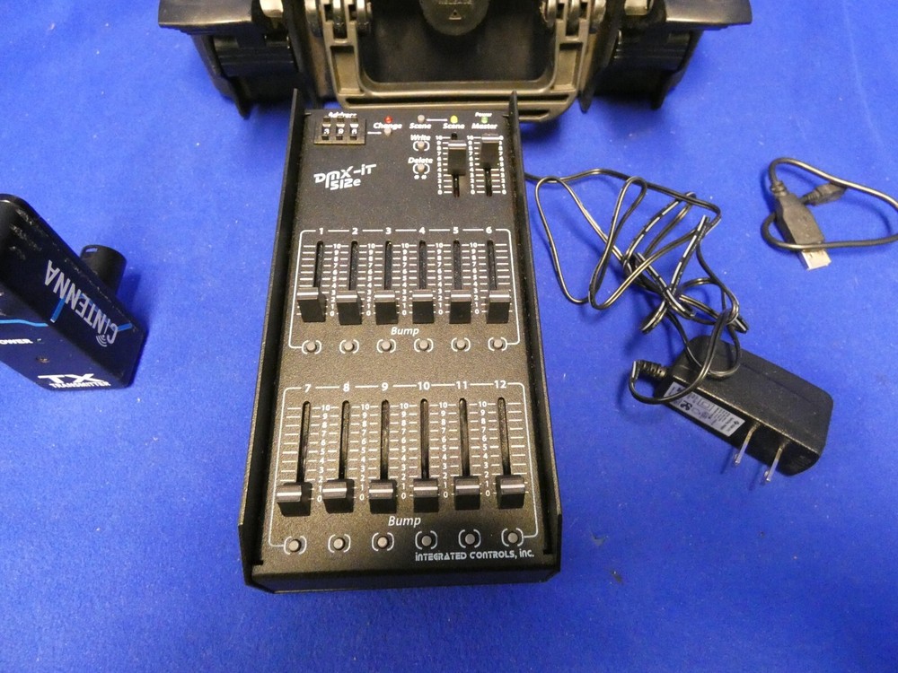 Rat Pac Cintenna AKS Wireless DMX System (incomplete missing RX unit)DMX-iT 512e