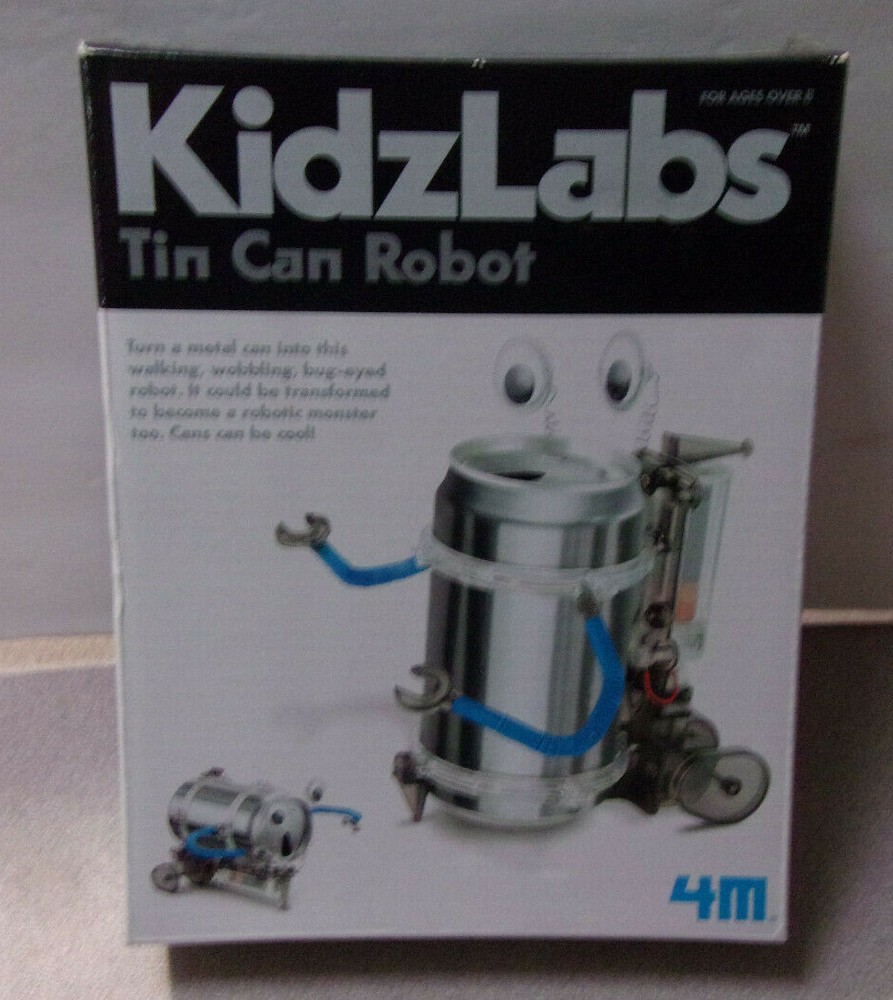 KidzLabs Tin Can Robot Science Fun Kit 4m