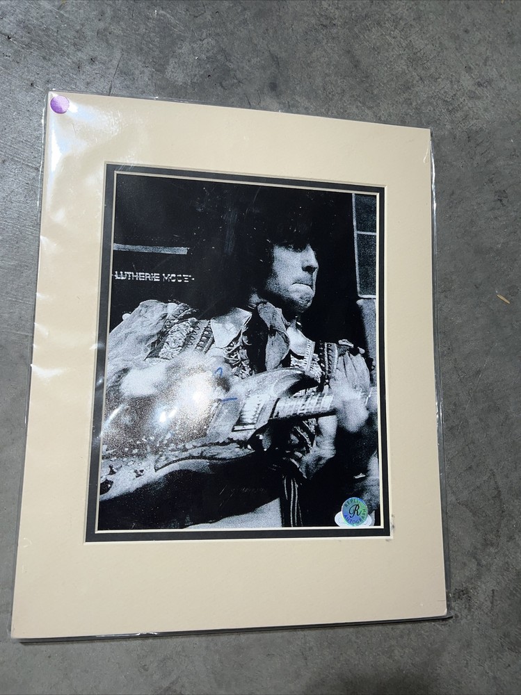 Eric Clapton Repli Autograph Lithograph 14”x11”