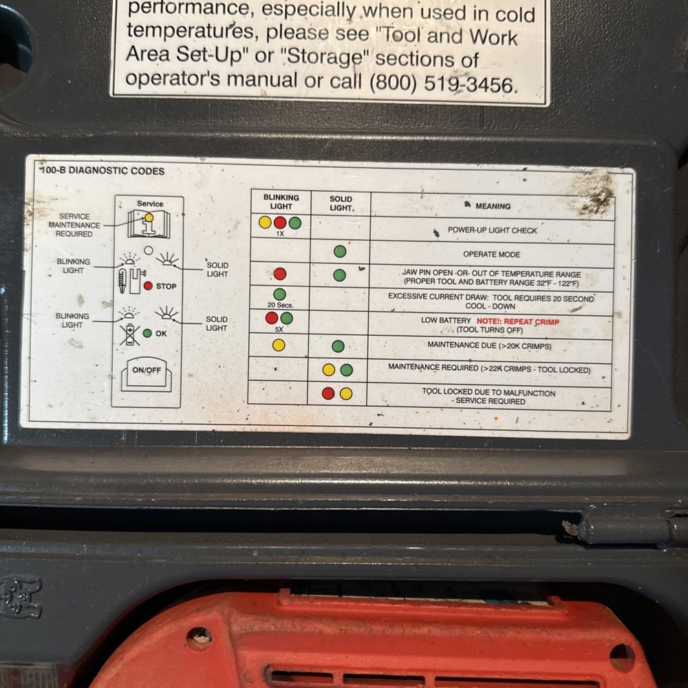 Ridgid 100-B Compact Press Tool Kit w/ 1/2”-1” Compact Jaws.