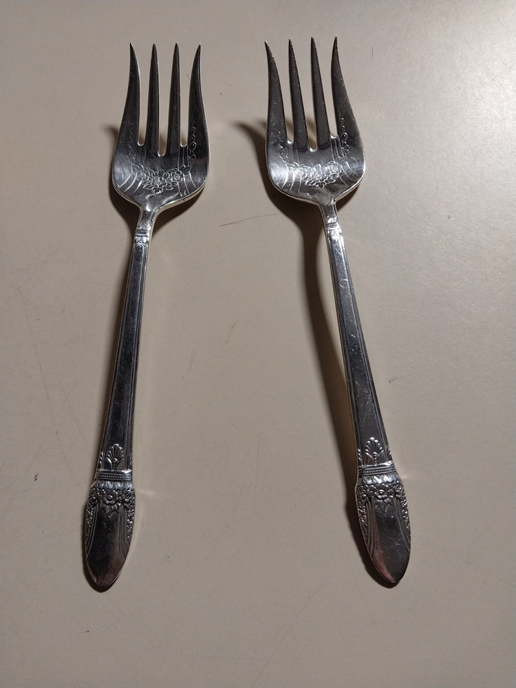 2 salad fork 1847 rogers bros USED