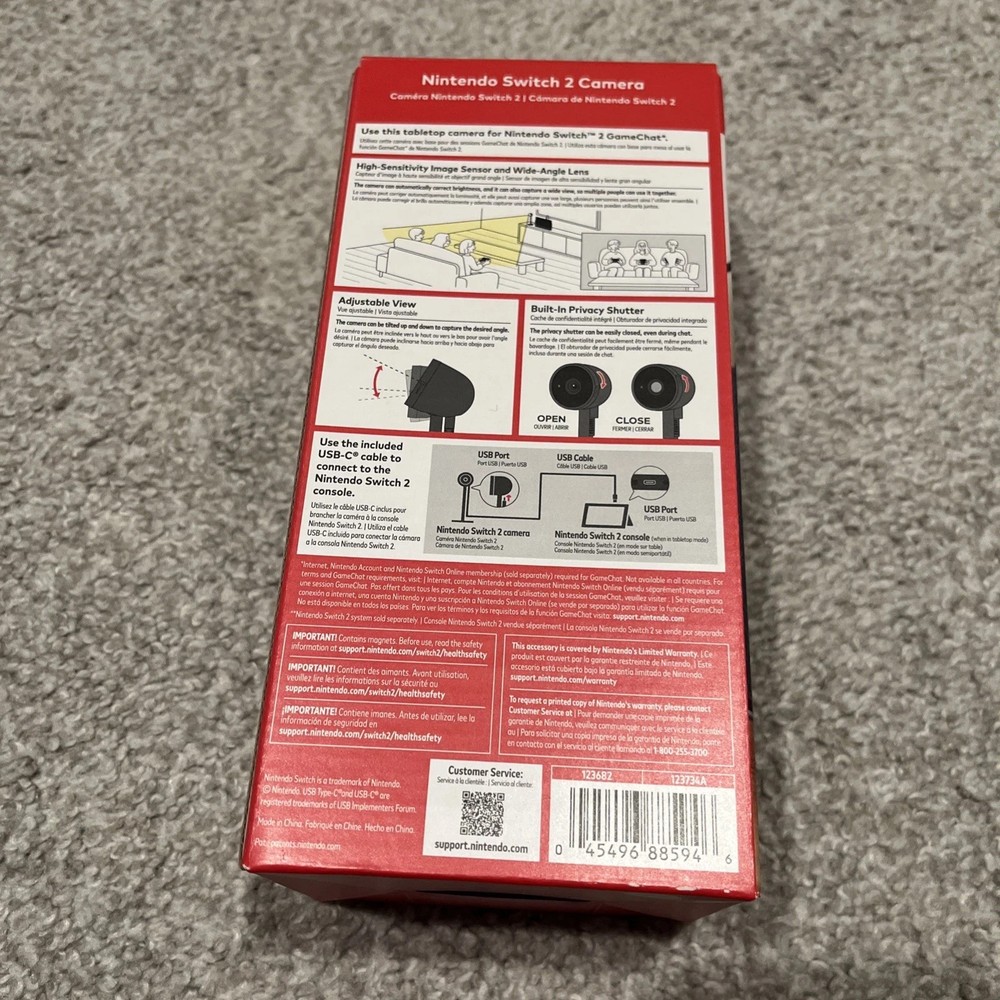 Nintendo Switch 2 Camera - Factory Sealed