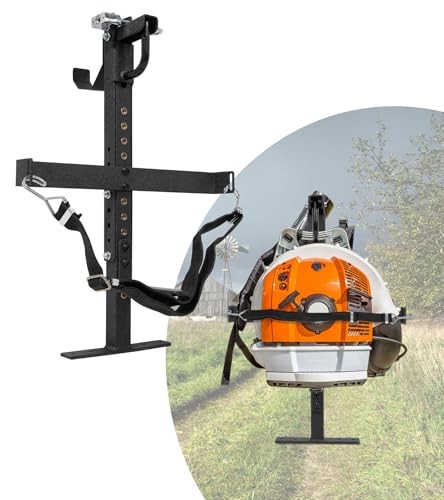 Backpack Blower Rack for Trailers Universal Storage Holder with Adjustable