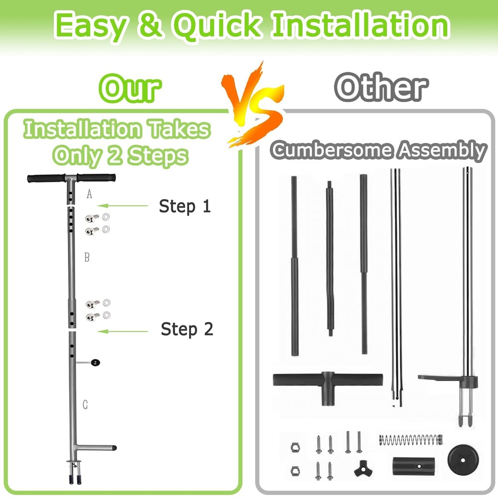 LEHDE Stand Up Weed Puller Tool - Remover for Garden - Silver