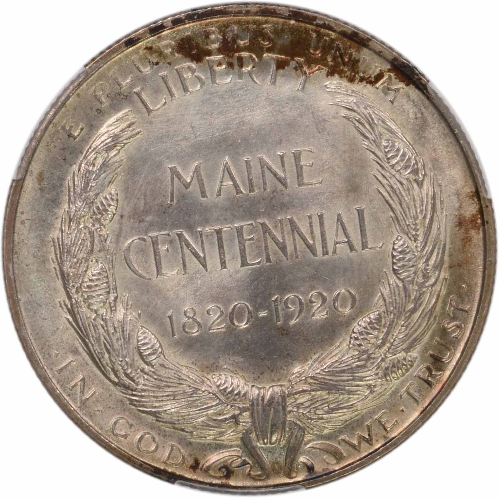 Maine Commemorative Half Dollar 1920 MS66 CACG