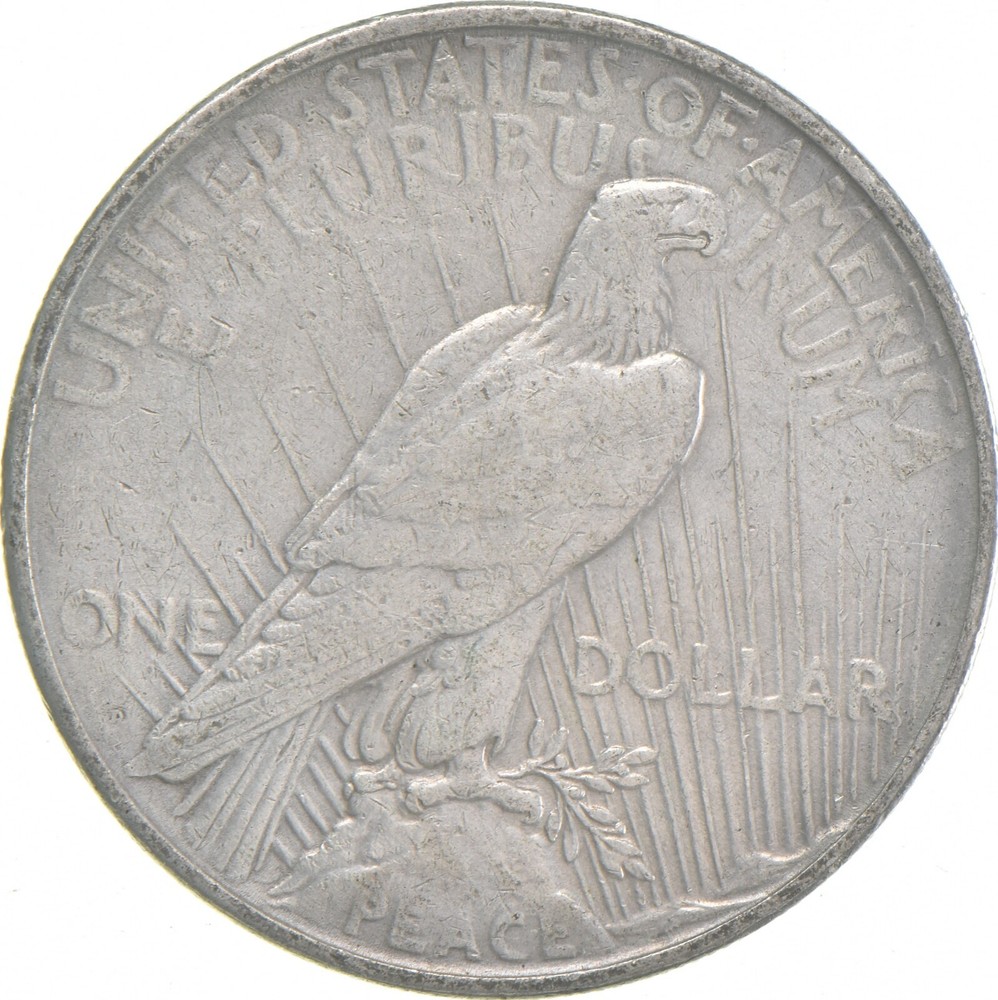 1926-D Peace US Silver Dollar - 90% Denver Minted