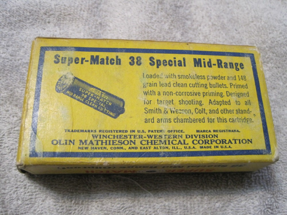 Vintage Western Super Match .38 Special Mid-Range - Empty Box