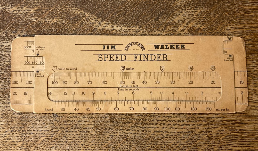 Jim Walker SPEED FINDER for U-Control flying