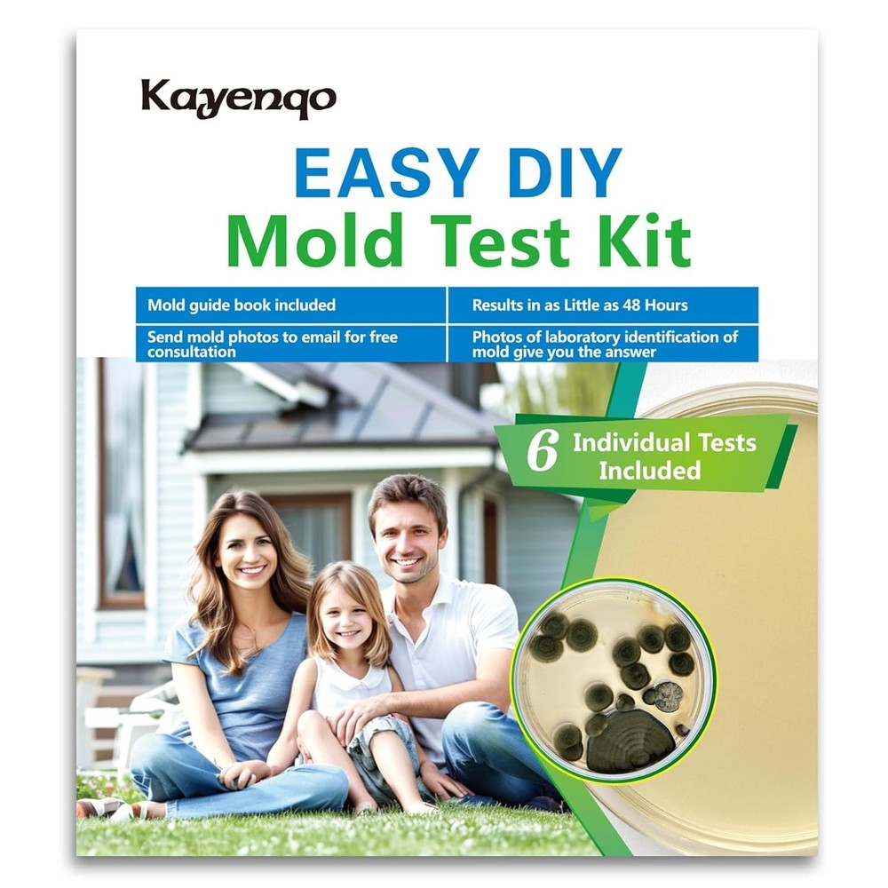 Comprehensive Home Mold Kit - 6 Easy Tests with Identification Guide