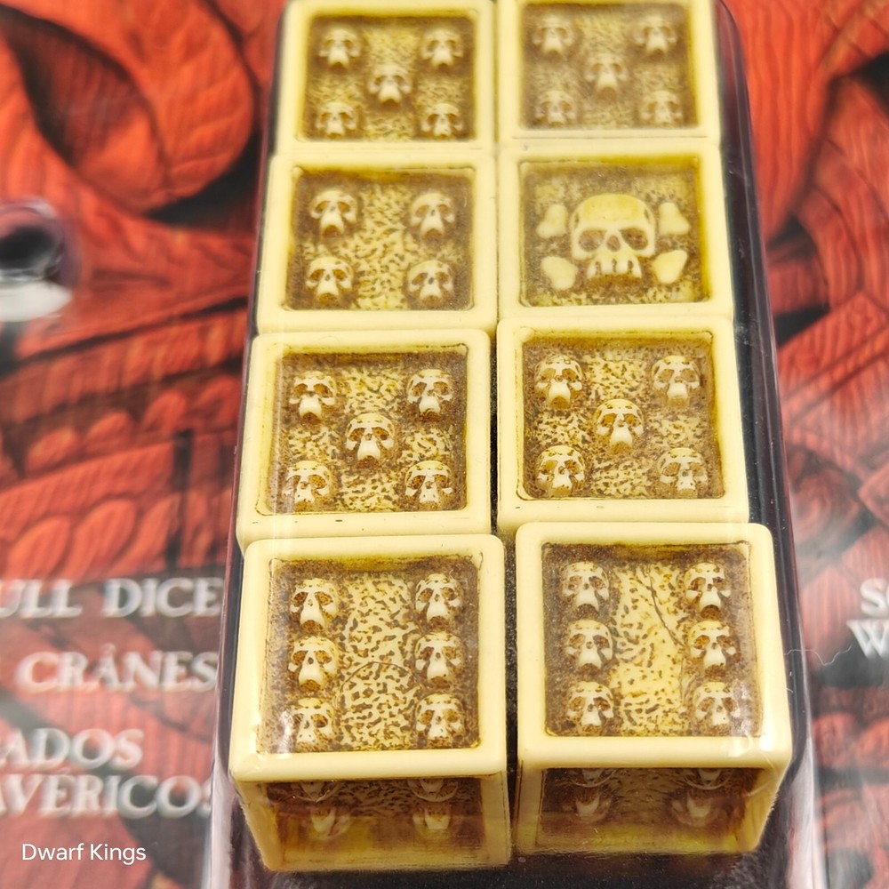 Warhammer Skull Dice Set Sealed D6 2010