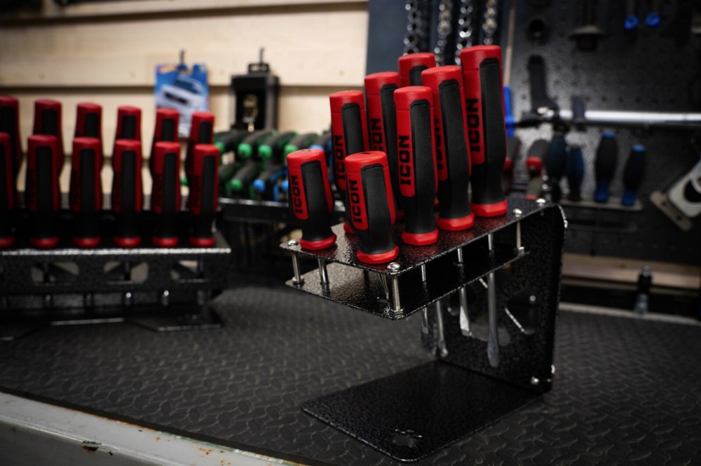 Screwdriver Tool Organizer Holder Display - Icon Tools
