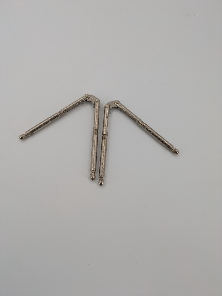 (2) Vintage HMQ Metal Nutcrackers Handheld