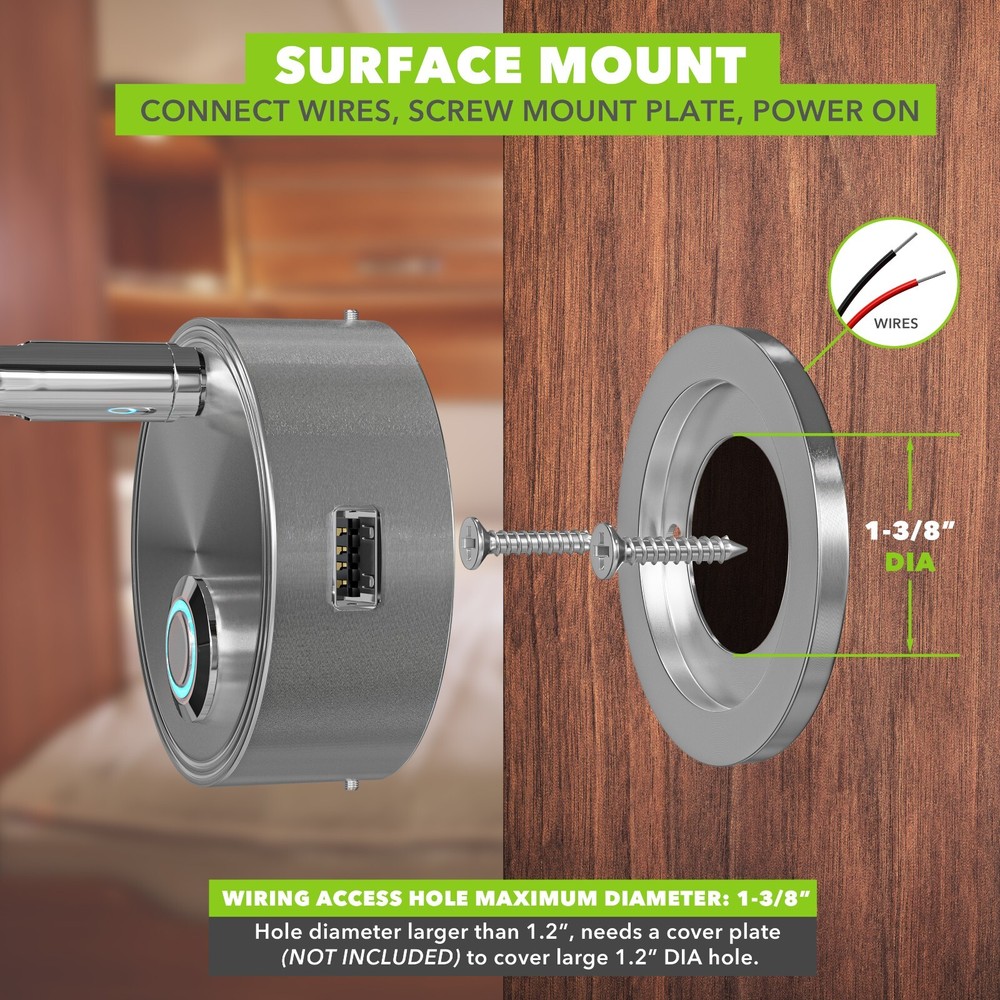 2 PK 4" RV Reading LED Lamp 12V LED Lights Interior Rotatable Wall Reading Light