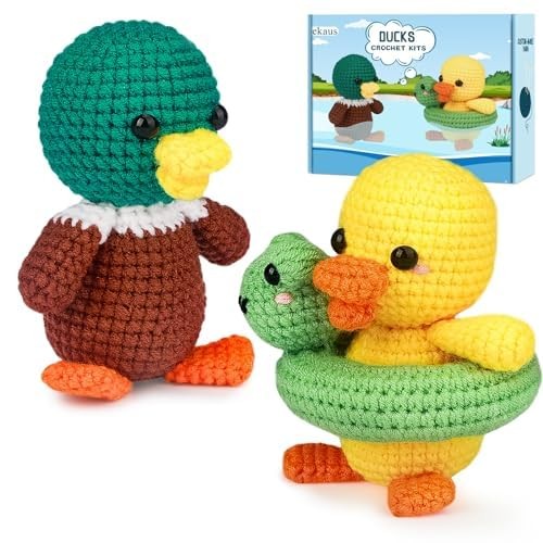 Crochet Kit for Beginners, Crochet Kit with Step-by-Step Video Tutorials, Cro...