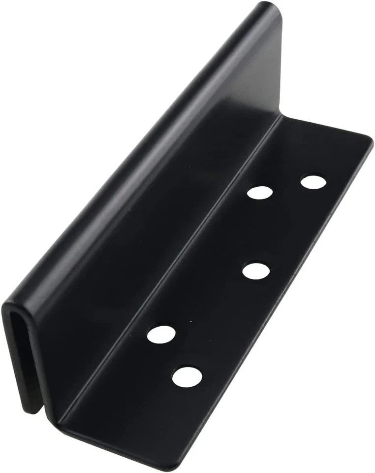 2PCS Double Hook Slot Hole Hanging Bracket Bed Frame Post Double...